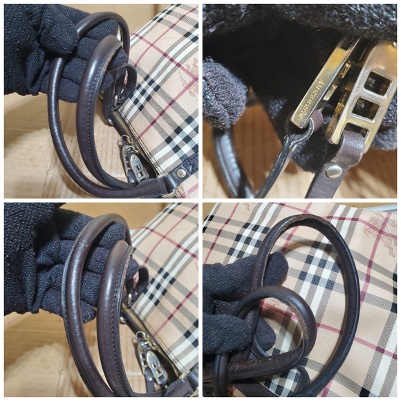 BURBERRY Haymarket Check Small Salisbury Tote Bag - Picture 8 of 11